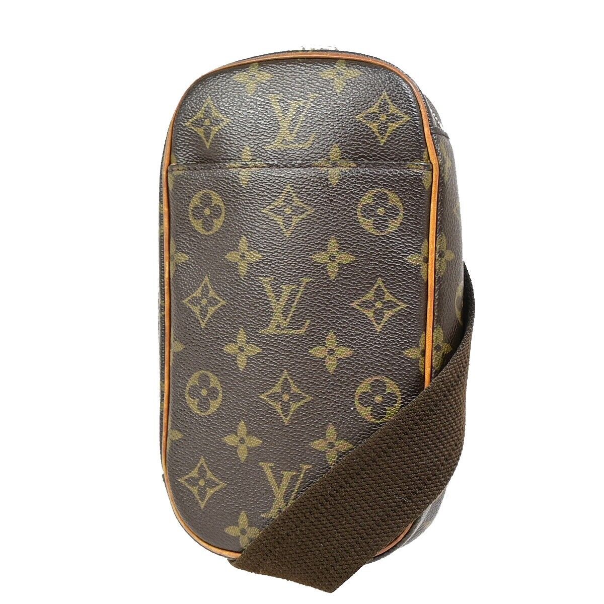 LOUIS VUITTON Pochette Gange Shoulder Bag Monogram Brown Spain M51870 16EB028