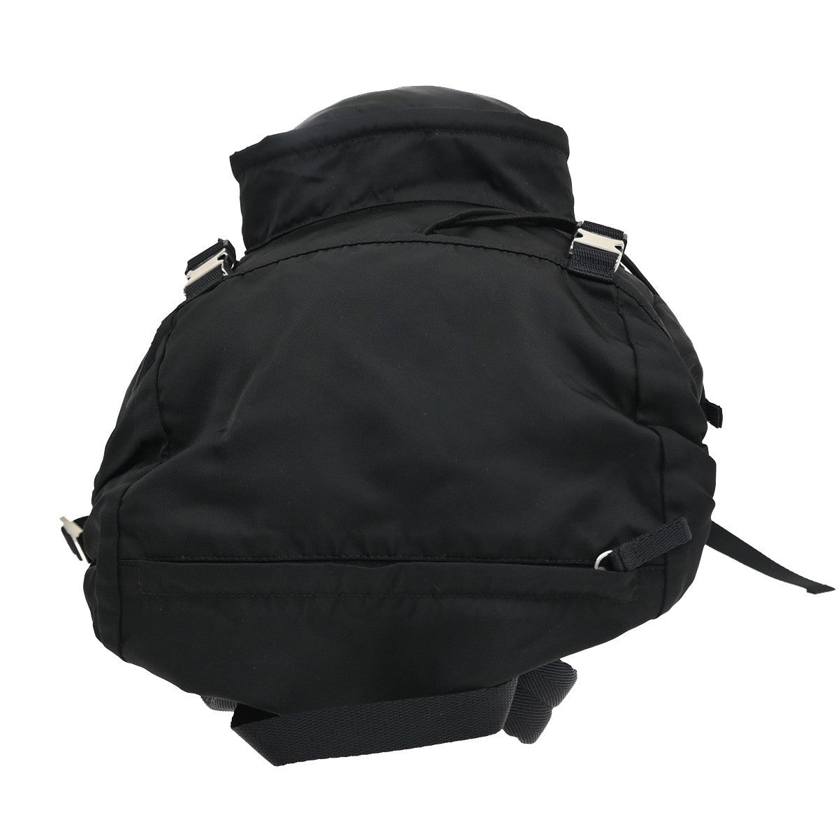 PRADA Logo Tessuto Backpack Bag Nylon Black Nero SHW Italy 20EF402