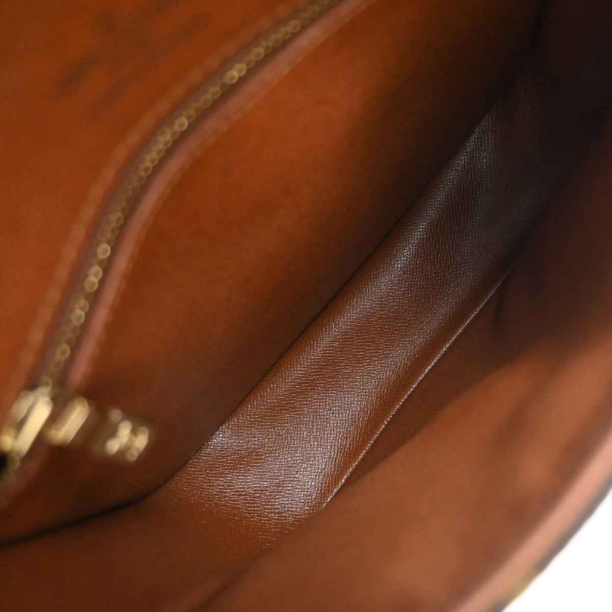 LOUIS VUITTON Saint Cloud MM Shoulder Bag Monogram Leather Brown M51243 33KP424