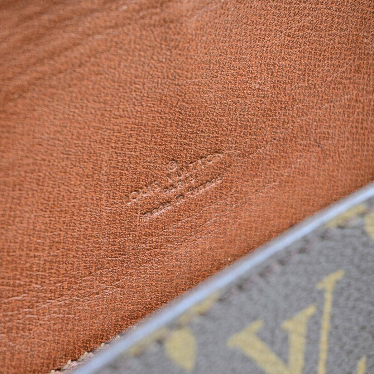 LOUIS VUITTON Saint Cloud GM Shoulder Bag Monogram Leather Brown M51242 64YG538