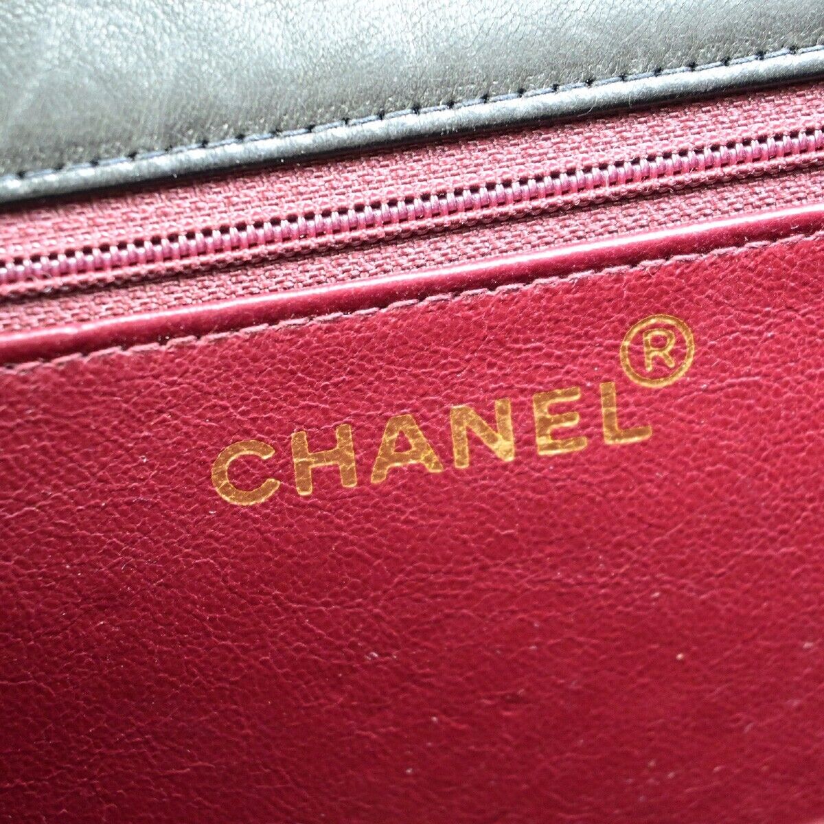 CHANEL CC Matelasse Chain Shoulder Bag Leather Black GHW Vintage 386RJ836