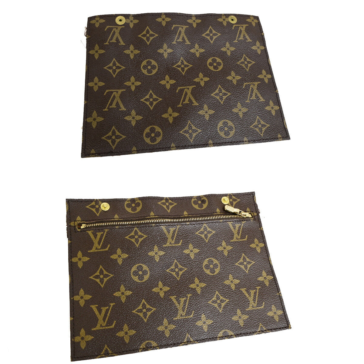 LOUIS VUITTON LV Randonnee GM Shoulder Bag Monogram Leather Brown M42244 30YG634