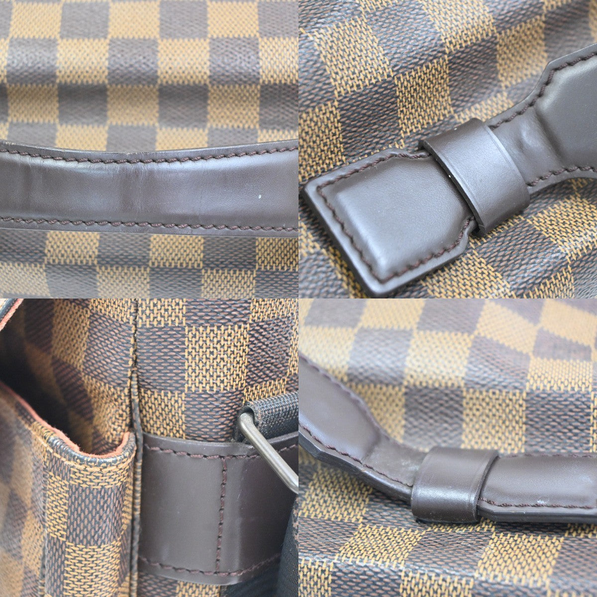 LOUIS VUITTON Broadway Satchel Shoulder Bag Damier Ebene Leather N42270 16KC885