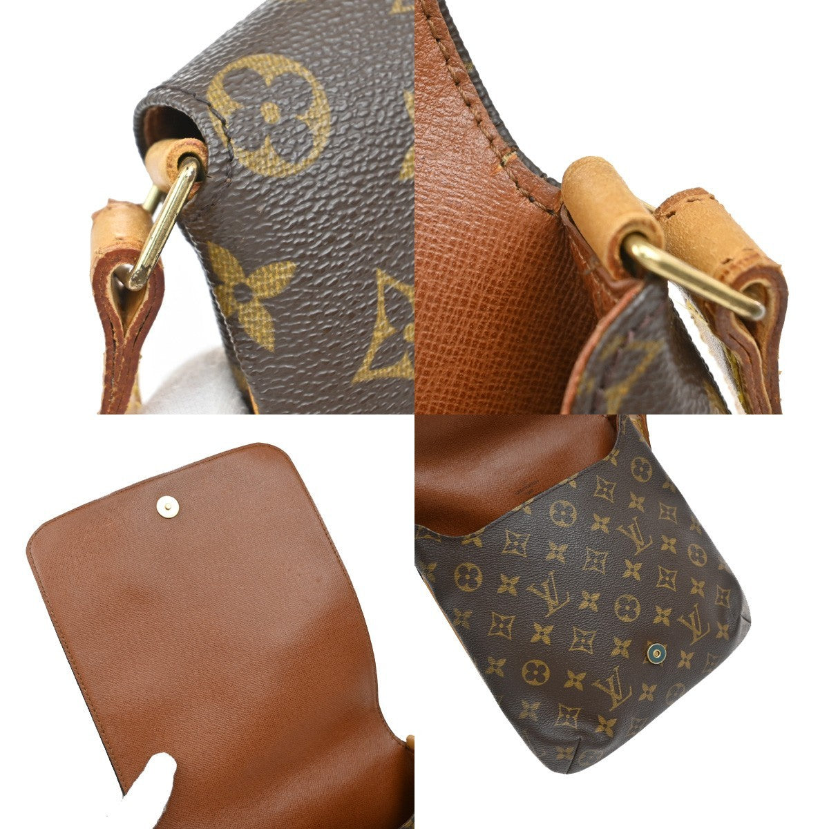 LOUIS VUITTON LV Musette Salsa Short Shoulder Bag Monogram Brown M51258 30KB297