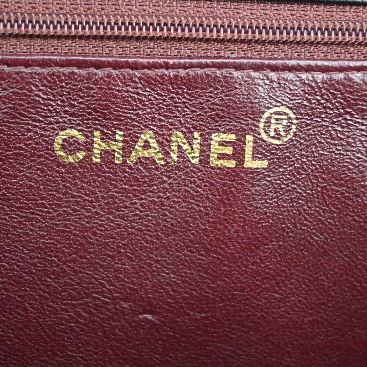 CHANEL CC Logo Matelasse Chain Shoulder Bag Leather Black GHW France 876RF086
