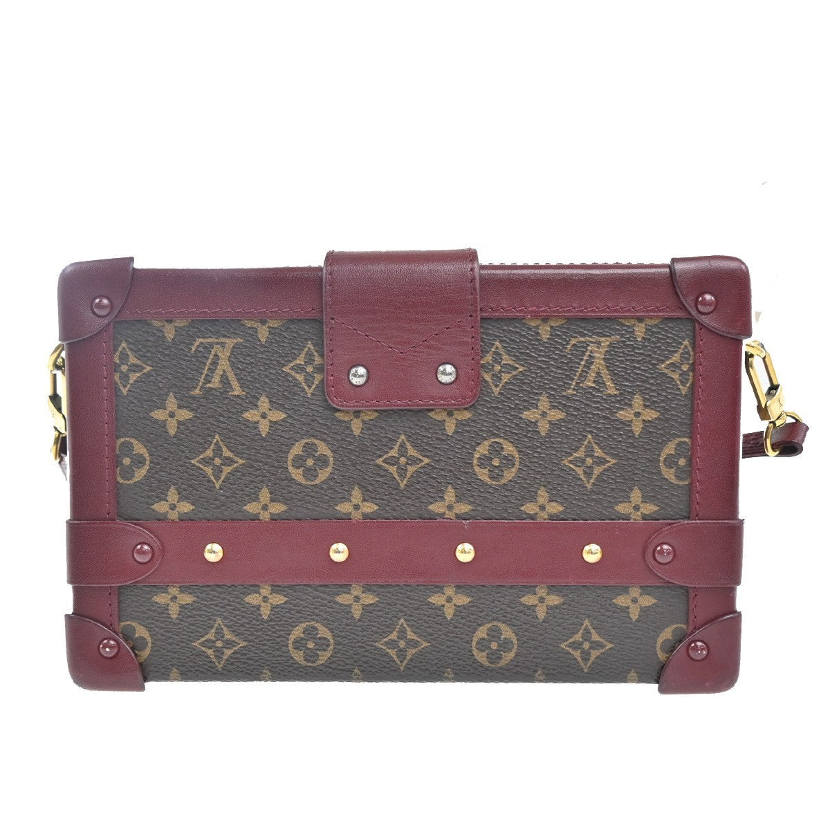 LOUIS VUITTON Petite Malle Shoulder Bag Monogram Leather France M45943 631RL785