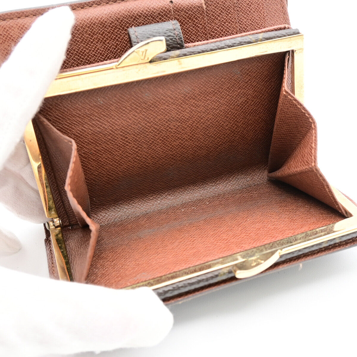 LOUIS VUITTON Porte Monnaie Viennois Bifold Wallet Monogram Brown M61663 01YE809