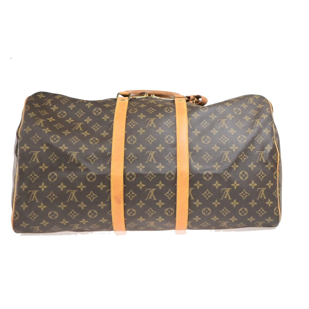 LOUIS VUITTON Keepall 55 Travel Hand Bag Monogram Leather Brown M41424 92YH095
