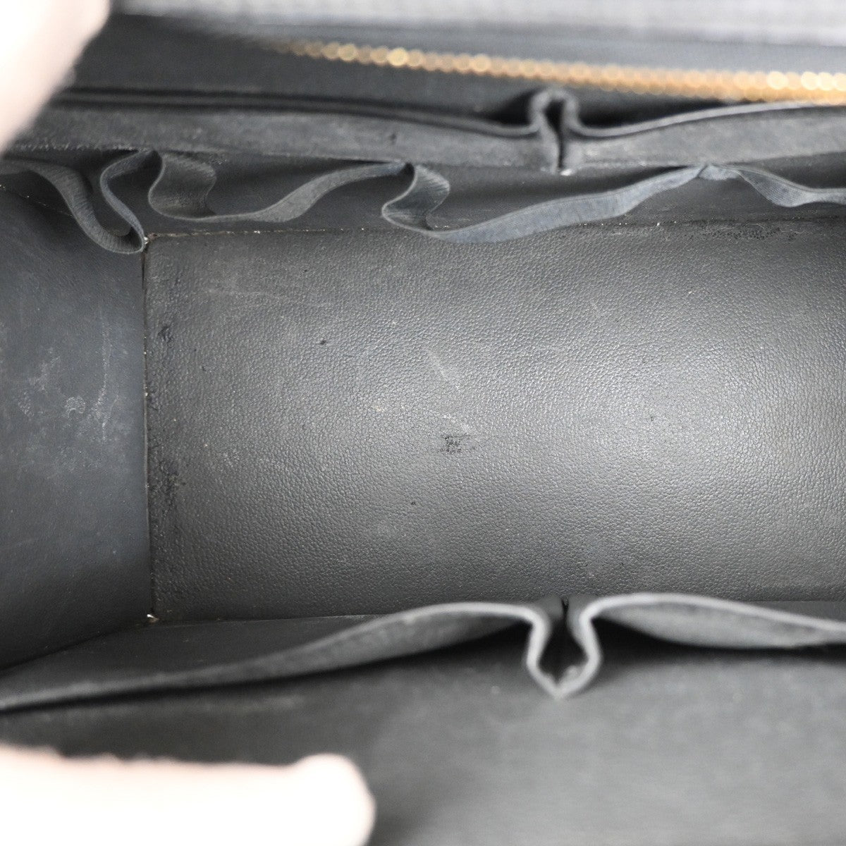 LOUIS VUITTON LV Logo Riviera Hand Bag Epi Leather Black France M48182 64KC348