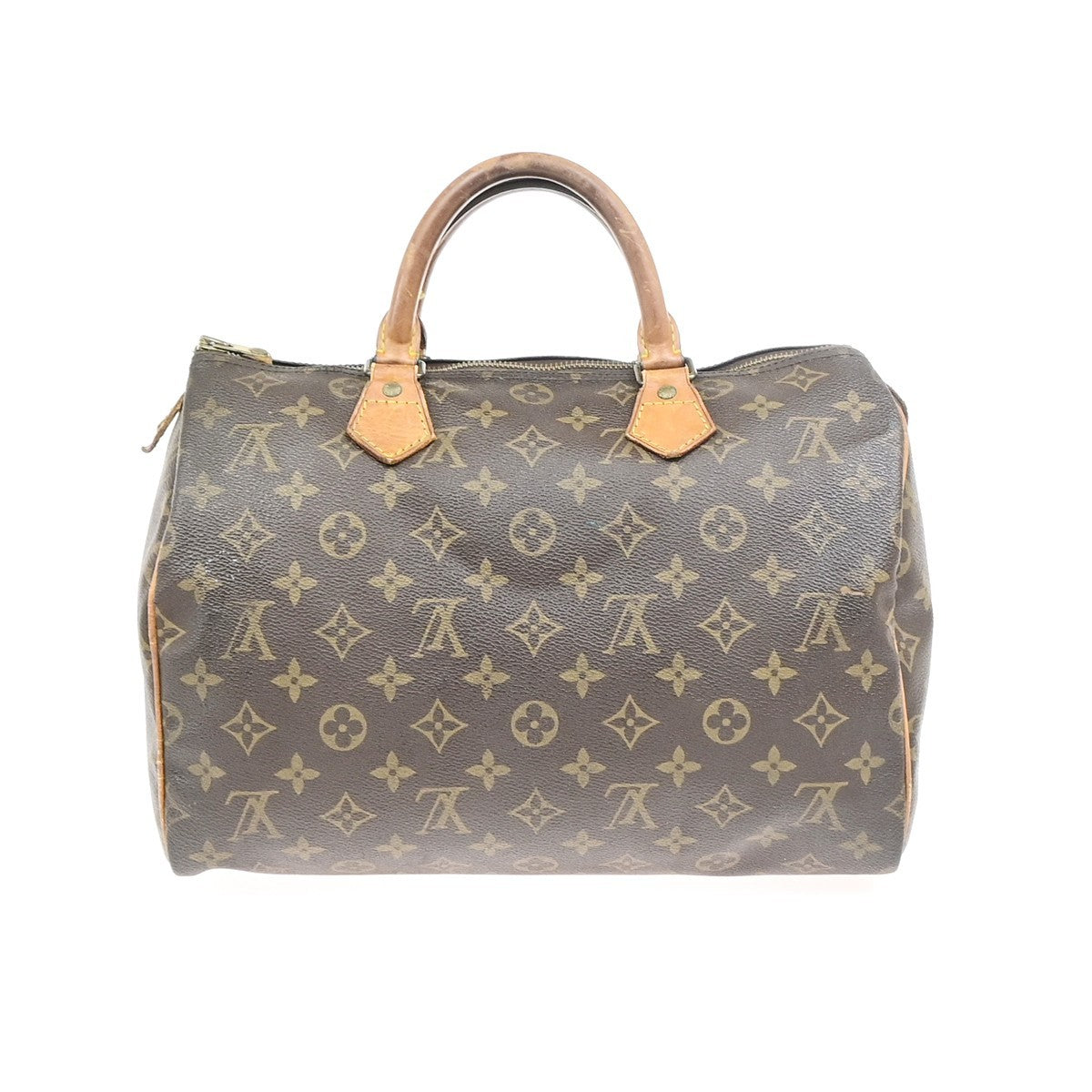 LOUIS VUITTON Speedy 30 Travel Hand Bag Monogram Leather Brown M41526 82YJ253