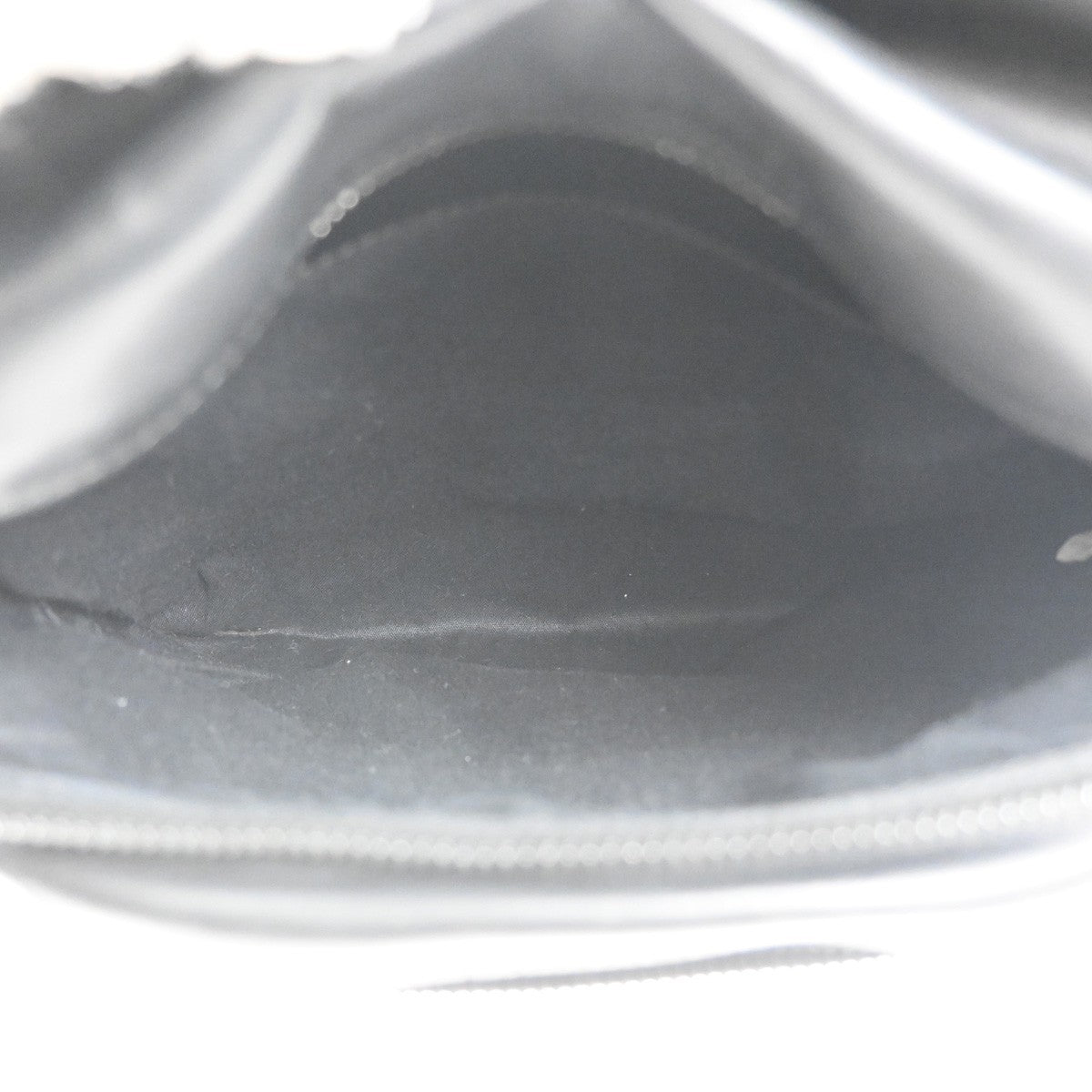 BOTTEGA VENETA Logo Intrecciato Body Bum Bag Leather Black Italy 12RL727