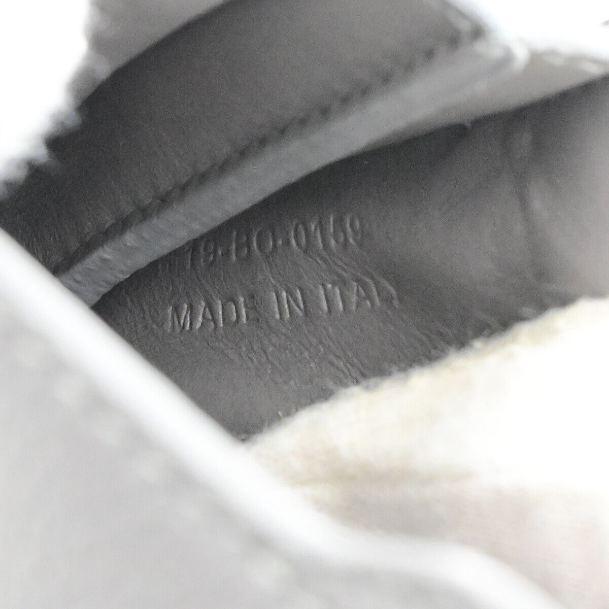 CHRISTIAN DIOR CD Logo Saddle Mini Pouch Bag Leather Gray SHW Italy 85RK755