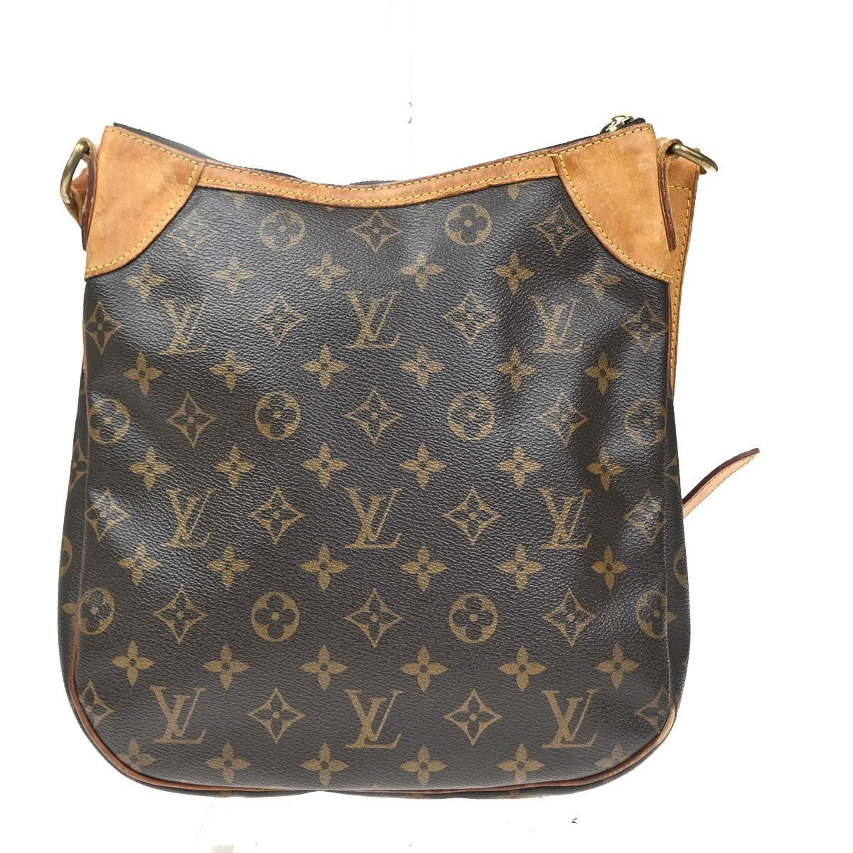 LOUIS VUITTON Odeon PM Shoulder Bag Monogram Leather Brown France M56390 83YH994