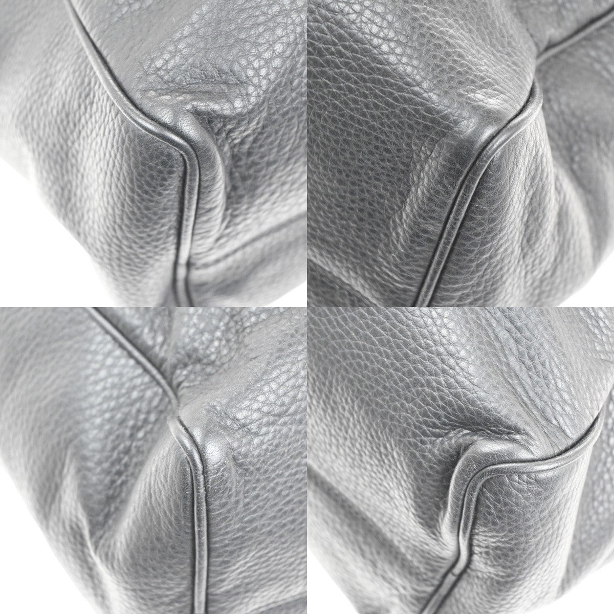 LOEWE Logo Anagram 2Way Shoulder Hand Bag Leather Black GHW Spain 95RL702