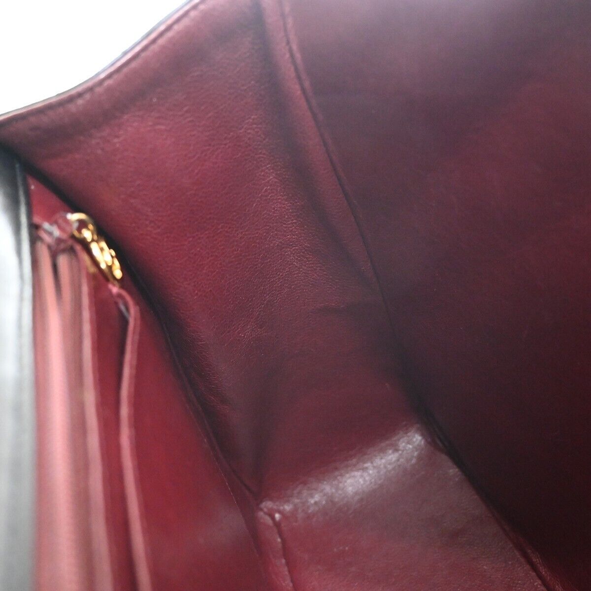 CHANEL CC Maxi Jumbo Matelasse 34 Chain Shoulder Bag Leather Black GHW 859RH997