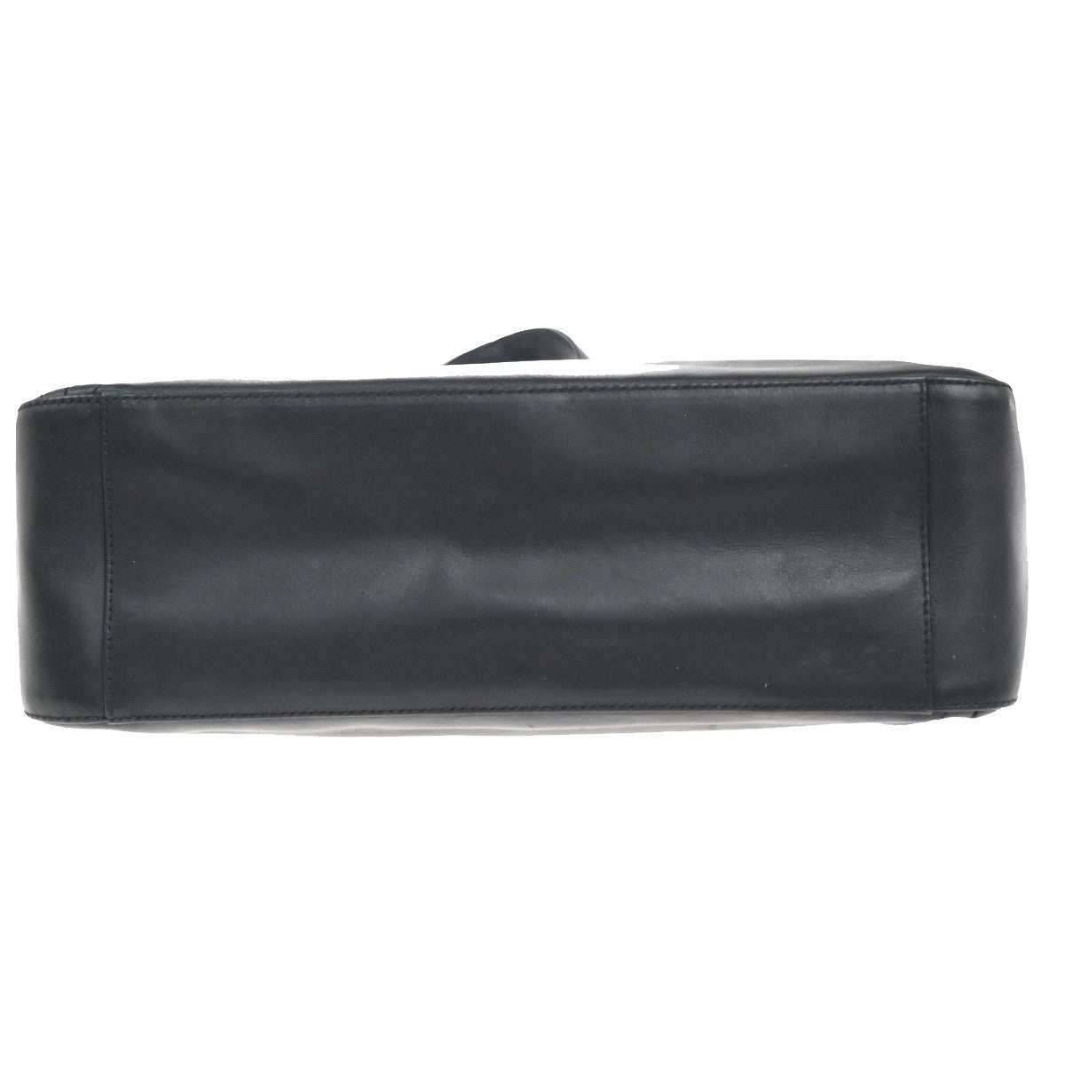 SALVATORE FERRAGAMO Logo Shoulder Tote Hand Bag Leather Black Italy 67MA409