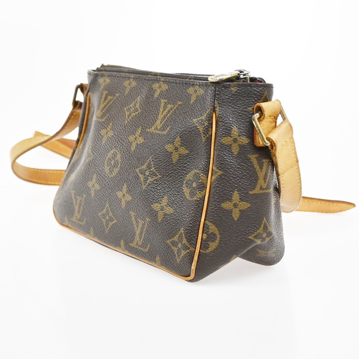 LOUIS VUITTON Viva Cite PM Shoulder Bag Monogram Leather Brown M51165 57TA639