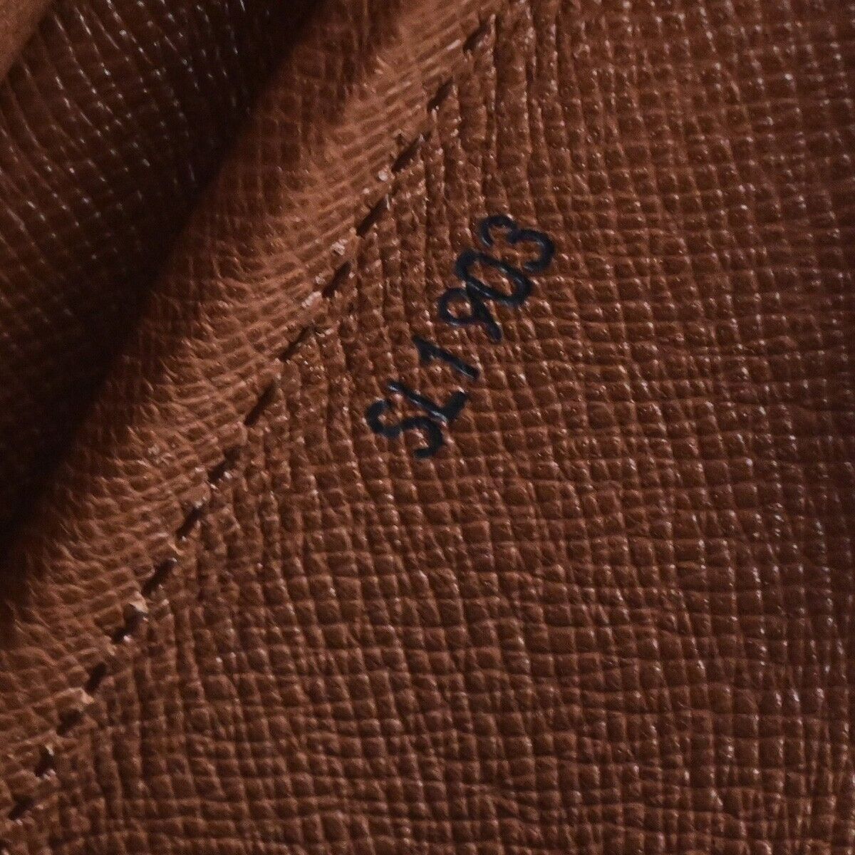 LOUIS VUITTON Cartouchiere GM Shoulder Bag Monogram Leather Brown M51252 73ED379