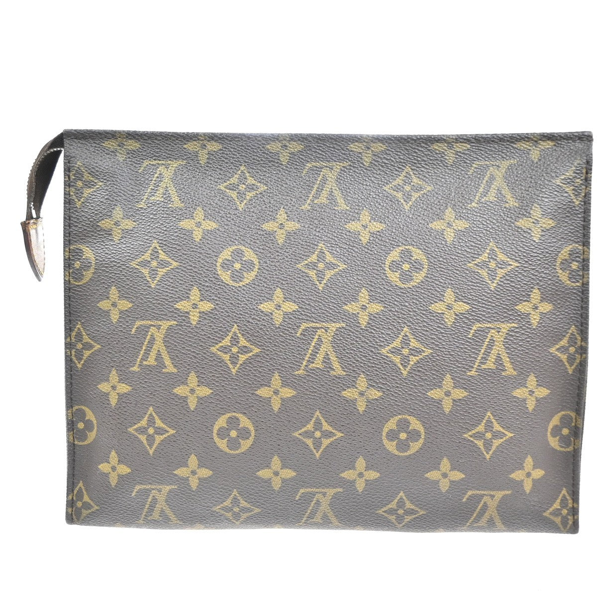 LOUIS VUITTON Poche Toilette 26 Clutch Pouch Bag Monogram Leather M47542 01MA322