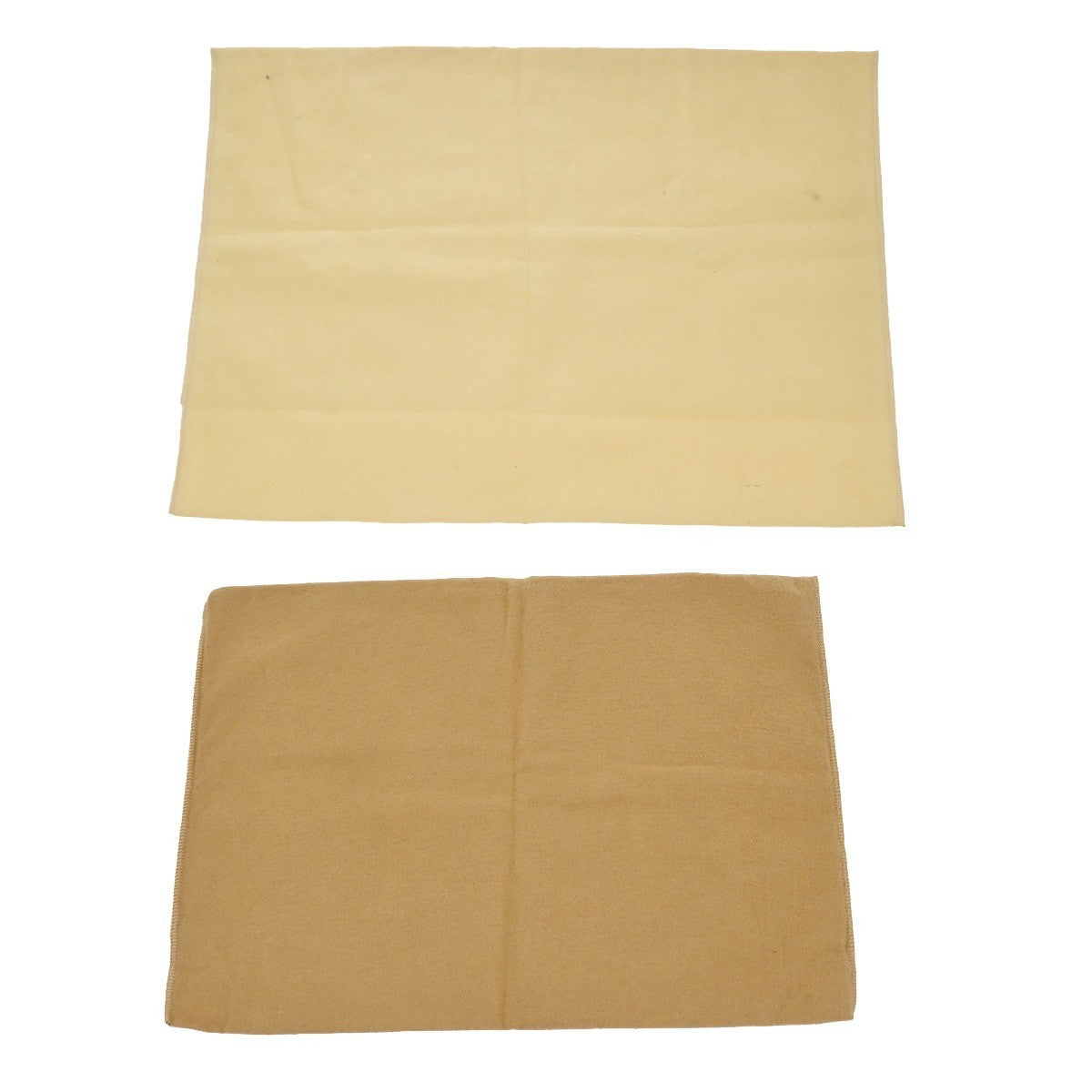 LOUIS VUITTON Logo 10 Set Dust Bag Drawstring Canvas Cotton Beige Brown 09KC806