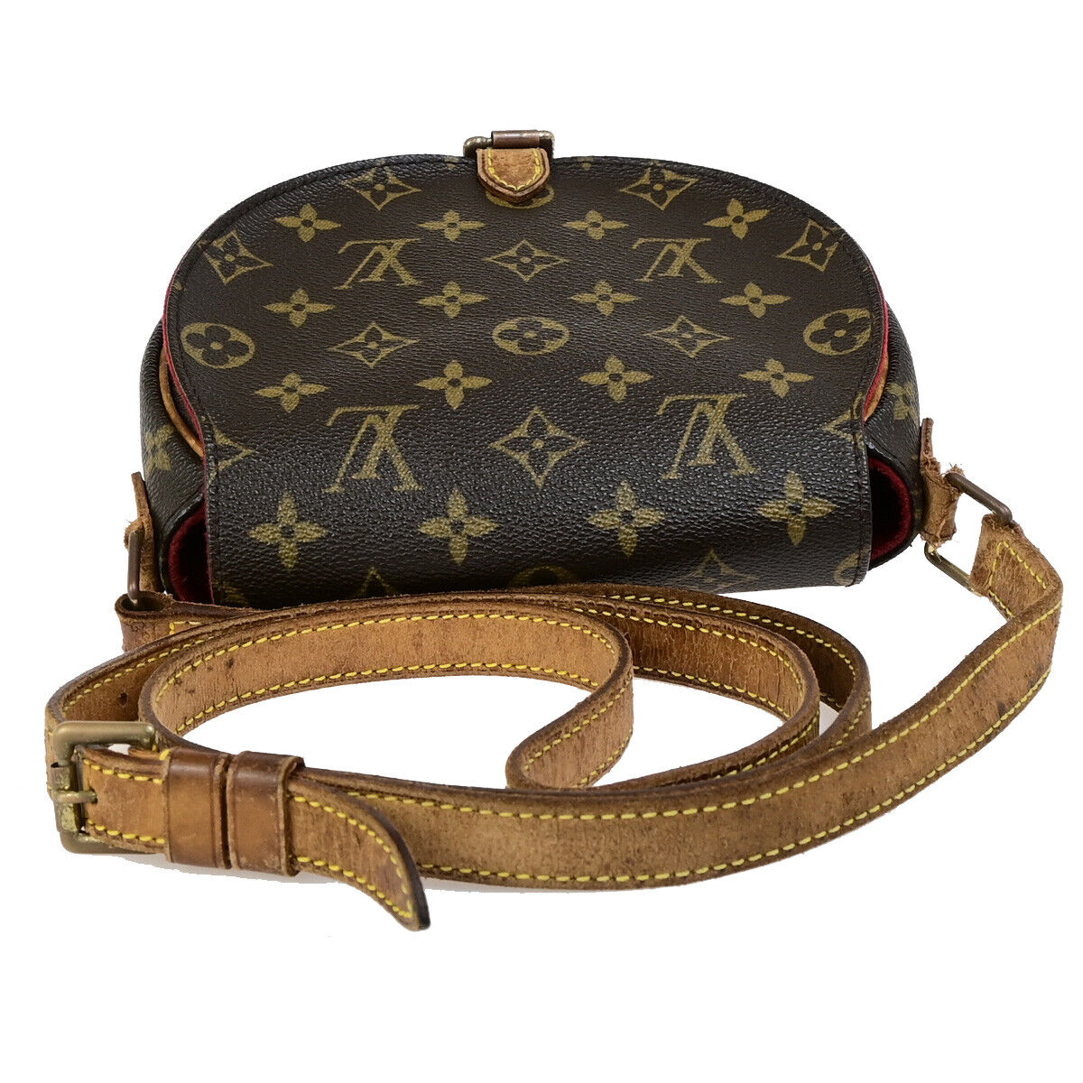 LOUIS VUITTON LV Tambourine Shoulder Bag Monogram Leather Brown M51179 87YG542