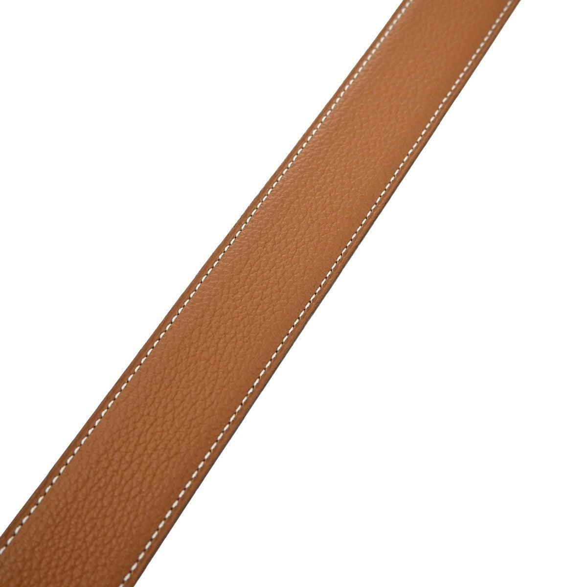 HERMES H Logo Constance Reversible Buckle Belt 80# Leather Black Brown 78RL421