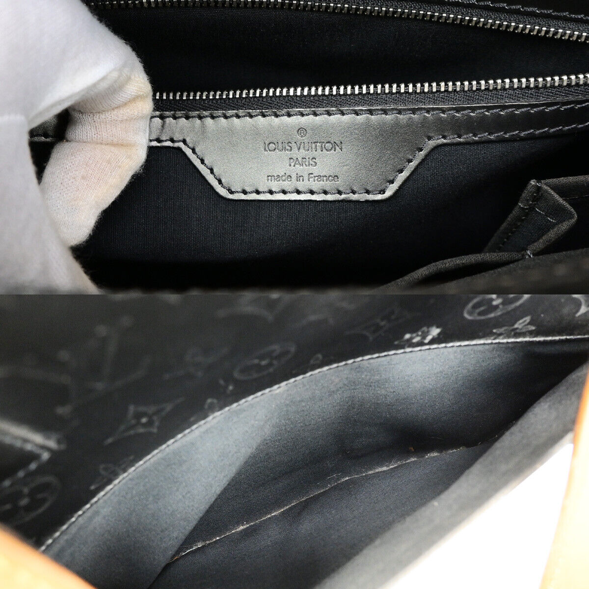 LOUIS VUITTON Malden Hand Tote Bag Monogram Mat Leather Gray M55135 61SJ468