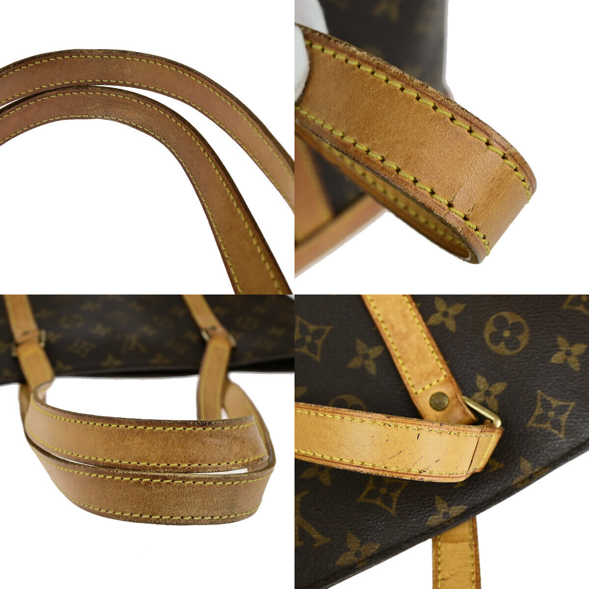 LOUIS VUITTON Babylone Shoulder Bag Monogram Leather Brown France M51102 83YG587