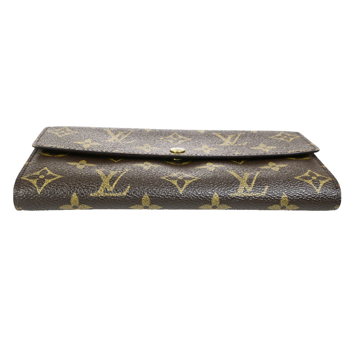 LOUIS VUITTON Porte Monnaie Credit Long Wallet Monogram Leather M61725 69YG495