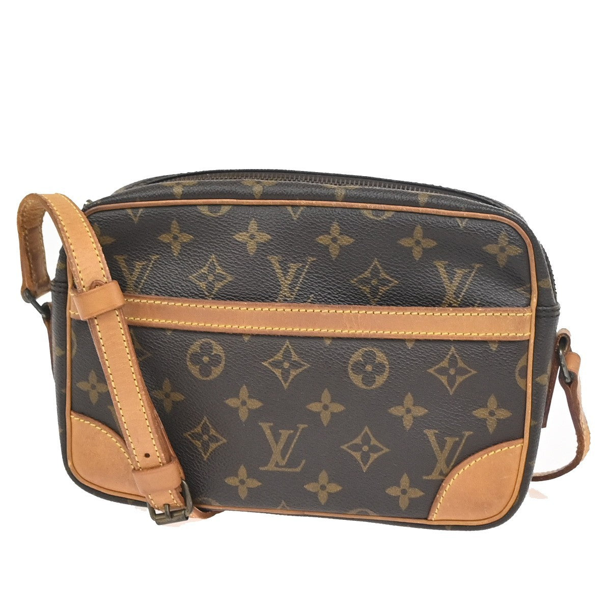 LOUIS VUITTON Trocadero 24 Shoulder Bag Monogram Leather Brown M51276 33ZA335