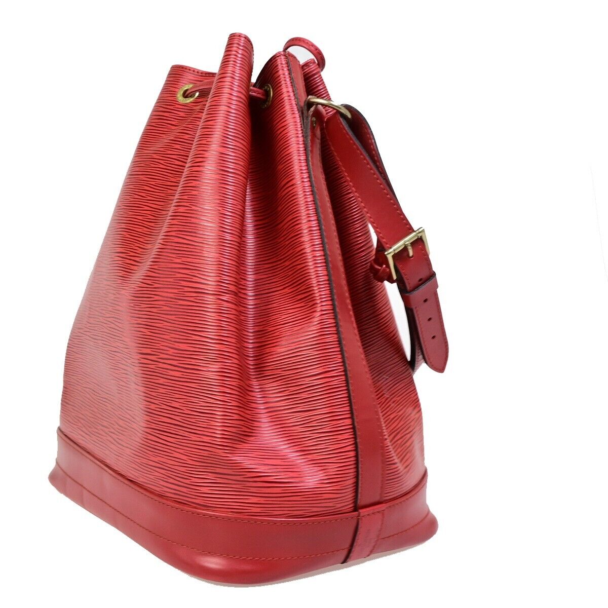 LOUIS VUITTON Noe GM LV Drawstring Shoulder Bag Epi Leather Red M44007 35EB655
