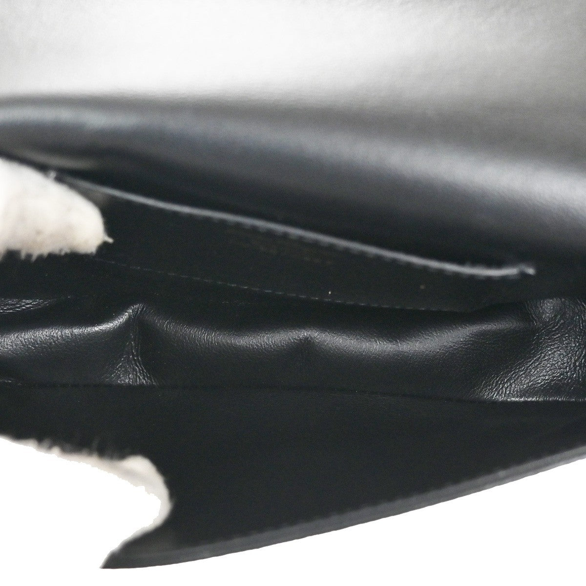SALVATORE FERRAGAMO Glam Gancini 2Way Shoulder Bum Bag Leather Black 87KB981