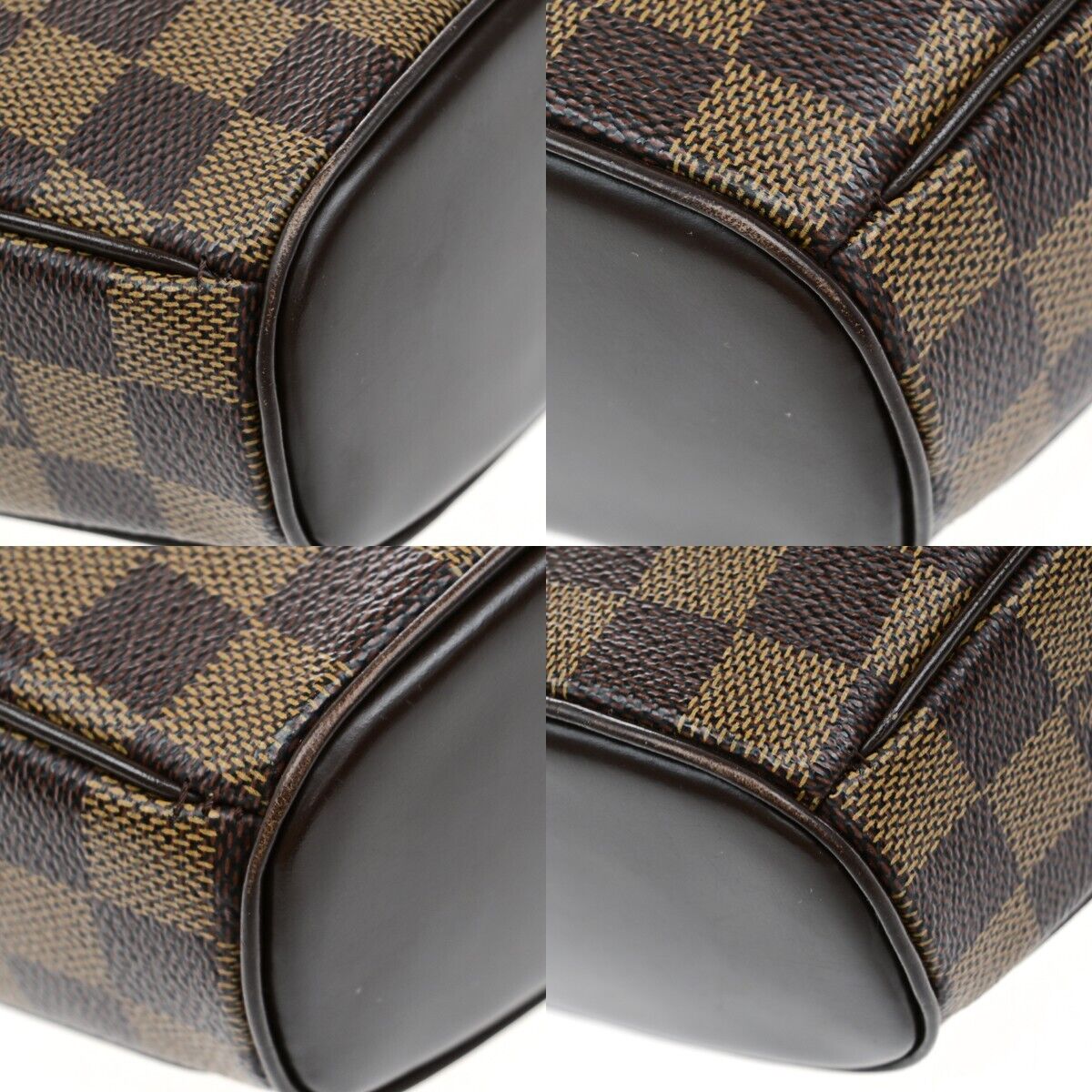 LOUIS VUITTON Ipanema PM Shoulder Bag Damier Ebene Leather Brown N51294 21EE034