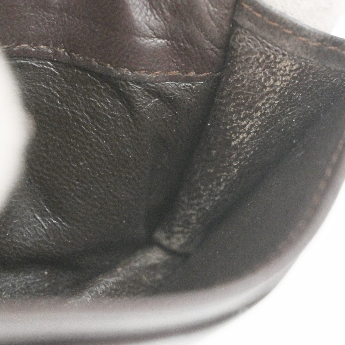 BOTTEGA VENETA INTRECCIATO Compact Coin Case Wallet Leather Brown Italy 07EG227