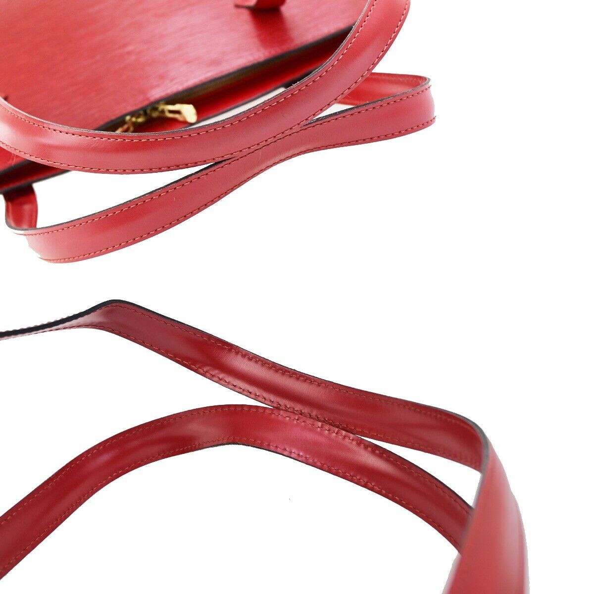 LOUIS VUITTON LV Lussac Shoulder Bag Epi Leather Red France M52287 35EC930