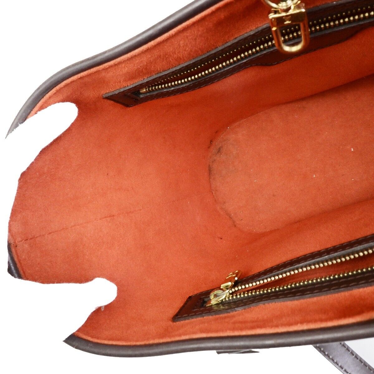 LOUIS VUITTON Manosque PM Shoulder Tote Bag Damier Leather Brown N51121 91FB498