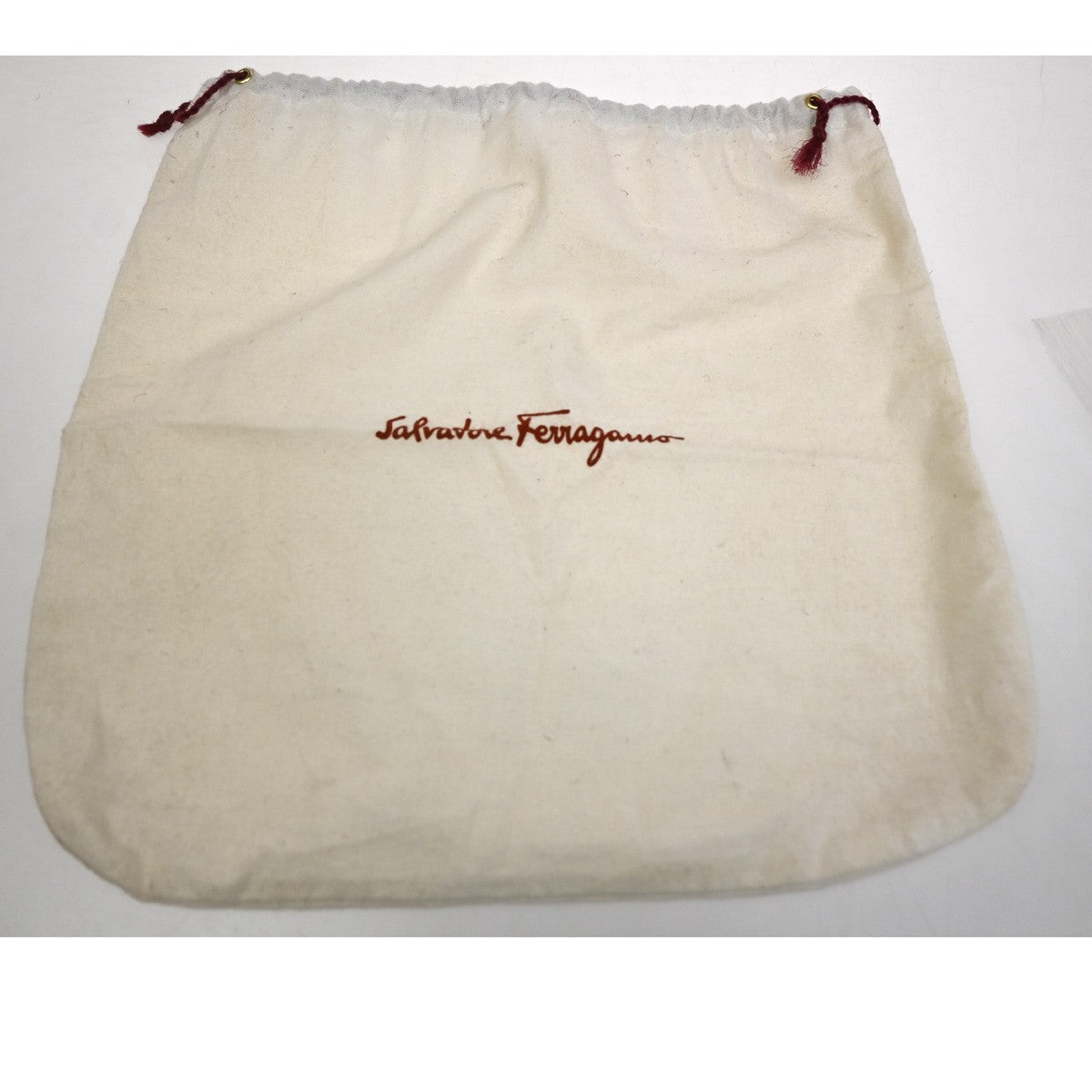 SALVATORE FERRAGAMO Gancini Mini Shoulder Bag Suede Leather Brown Italy 36ZA125