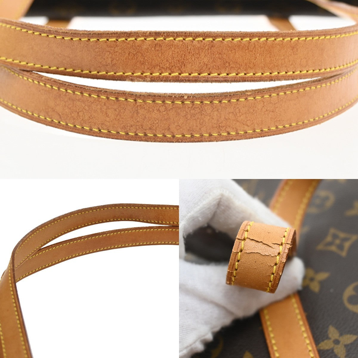 LOUIS VUITTON BABYLONE Shoulder Bag Monogram Leather Brown France M51102 72SA133