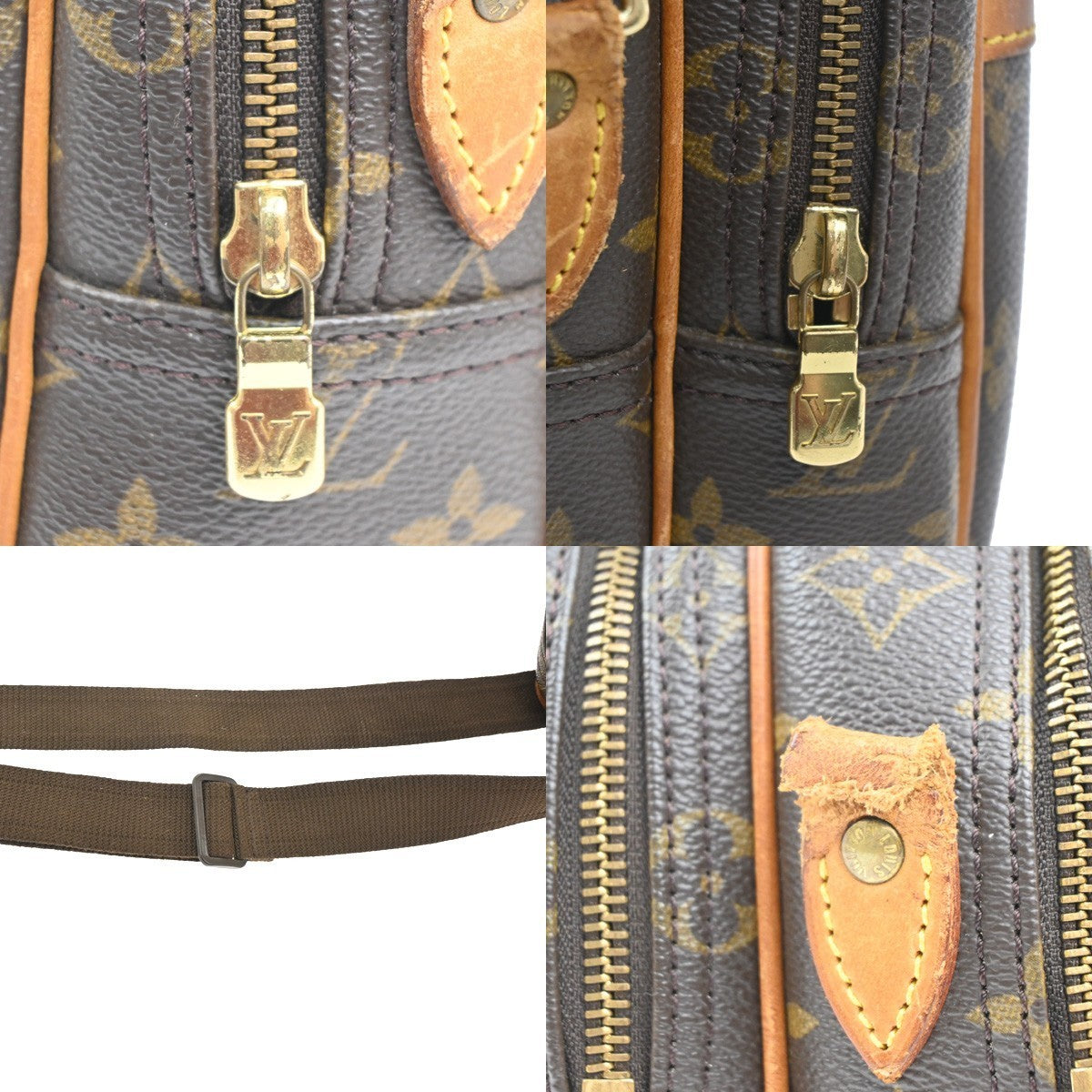 LOUIS VUITTON Reporter Crossbody Shoulder Bag Monogram Leather BN M45254 64KC592