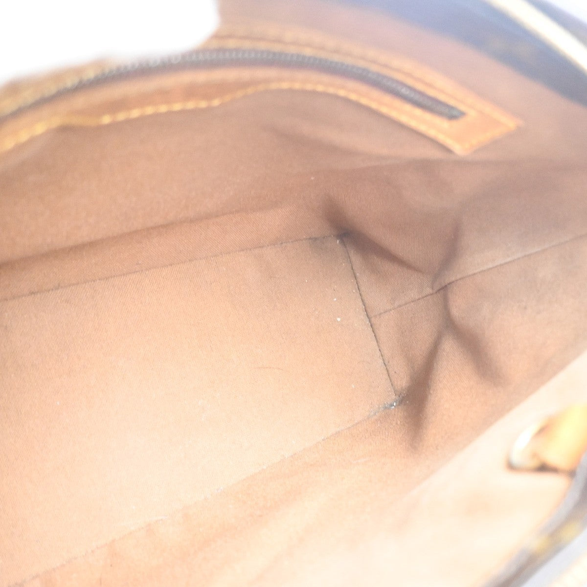 LOUIS VUITTON Cabas Piano Shoulder Bag Monogram Leather Brown M51148 35MA378