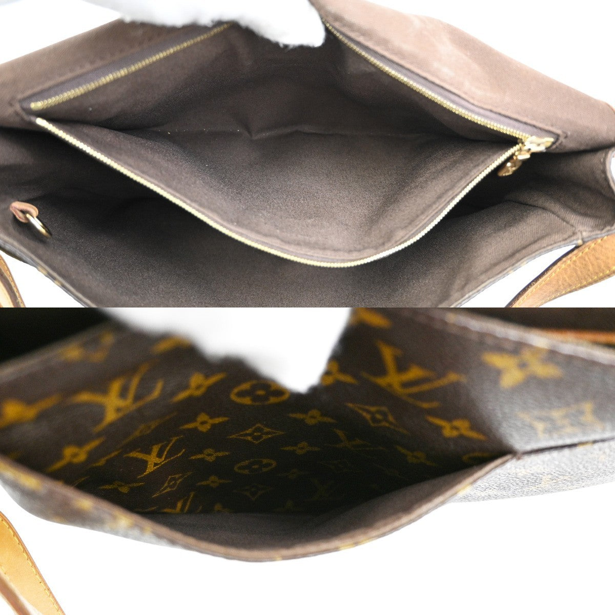 LOUIS VUITTON Menilmontant MM Shoulder Bag Monogram Leather BN M40473 31KB584