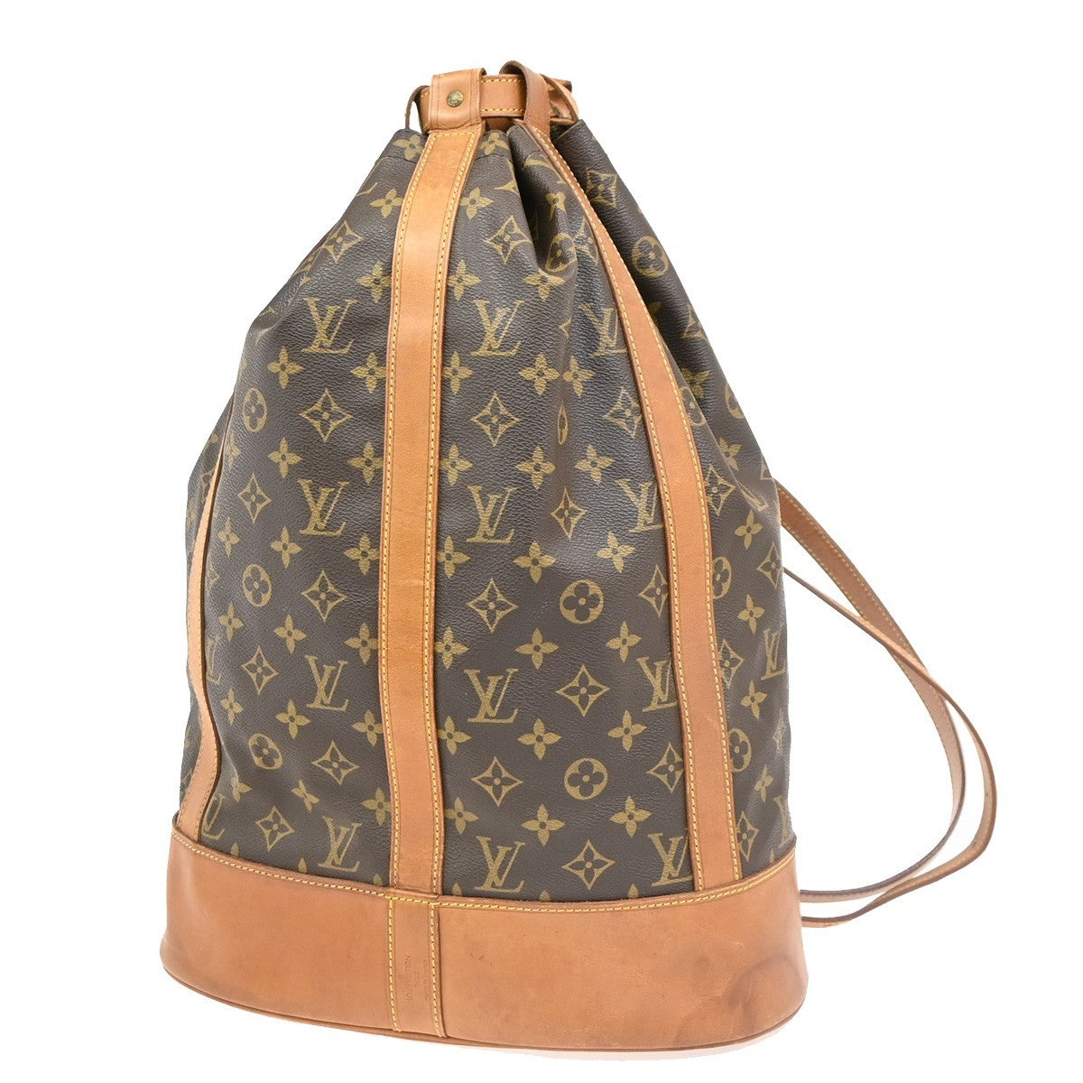 LOUIS VUITTON LV Randonnee GM Shoulder Bag Monogram Leather Brown M42244 83PA110
