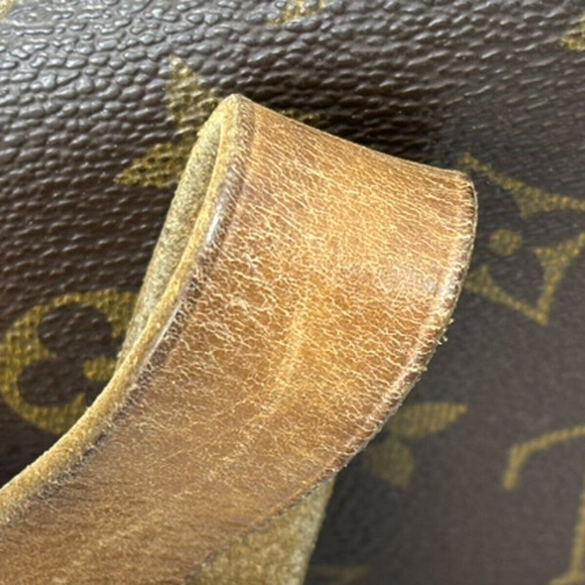LOUIS VUITTON Cartouchiere MM Shoulder Bag Monogram Leather Brown M51253 68HC030