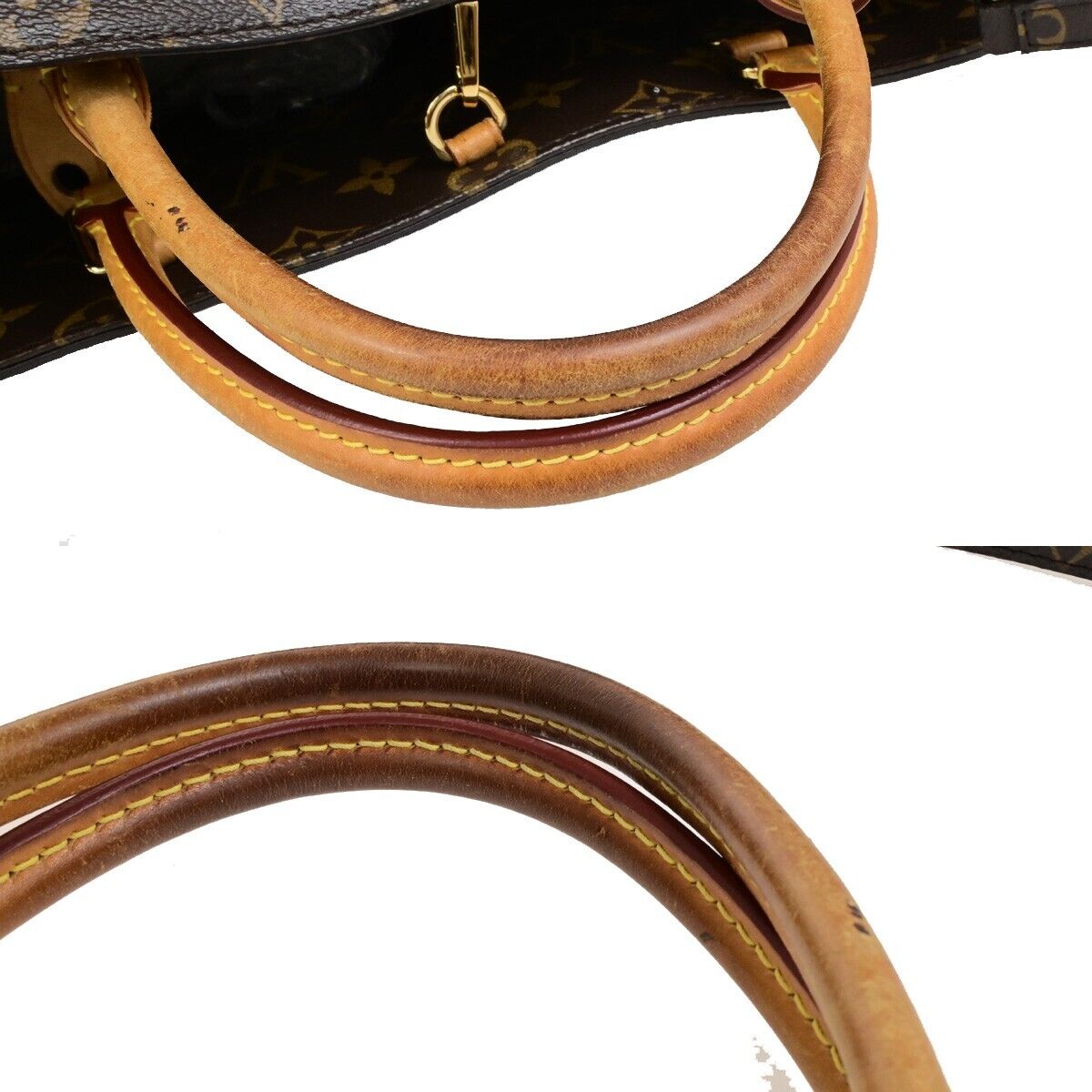 LOUIS VUITTON Montaigne MM Hand shoulder bag Monogram Leather BN M41056 54FB289