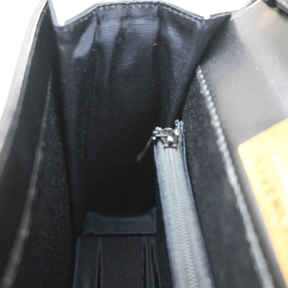 GIVENCHY Logo 2way Shoulder Hand Bag Leather Black GHW Japan 05MA543