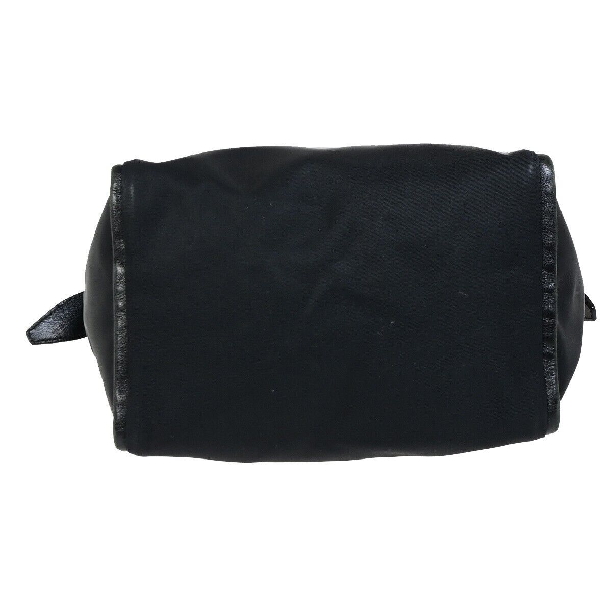 FENDI Logo FF Shoulder Bag Nylon Leather Black GWH Made In Italy 65FA936