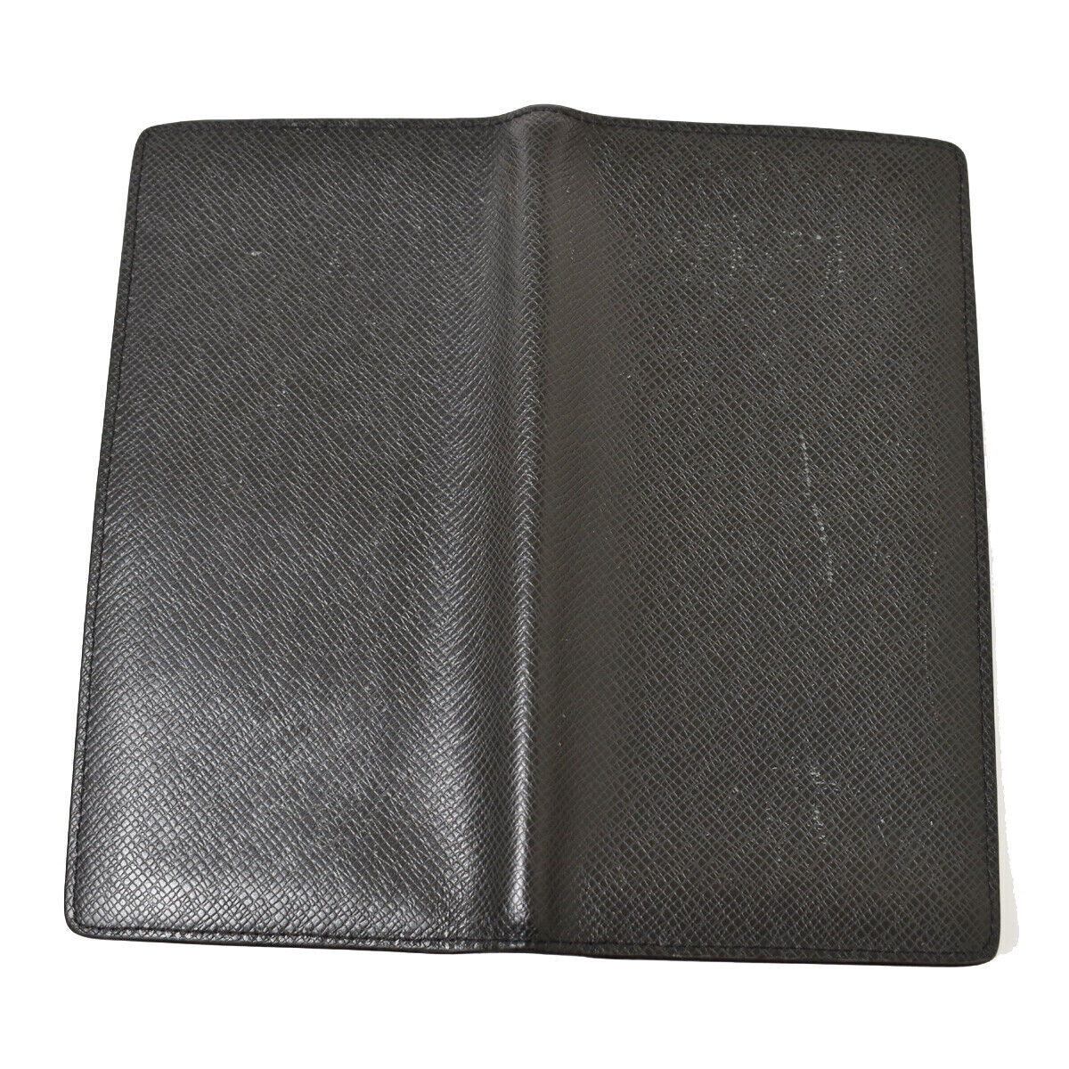 LOUIS VUITTON Portefeuille Long Bifold Wallet Taiga Leather Black M30541 04YC256