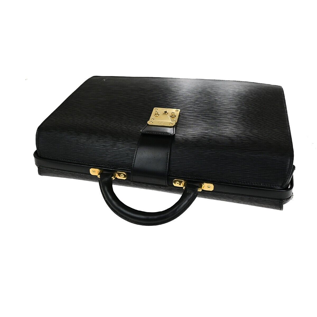LOUIS VUITTON Serviette Fermoir Business Hand Bag Epi Leather BK M54352 65ED349