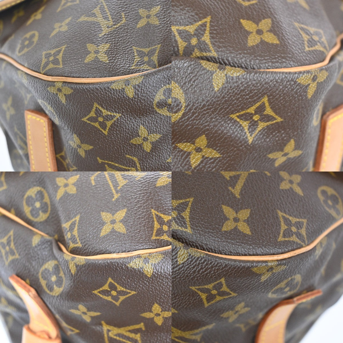 LOUIS VUITTON Saumur 35 Shoulder Bag Monogram Leather BN France M42254 29KD041