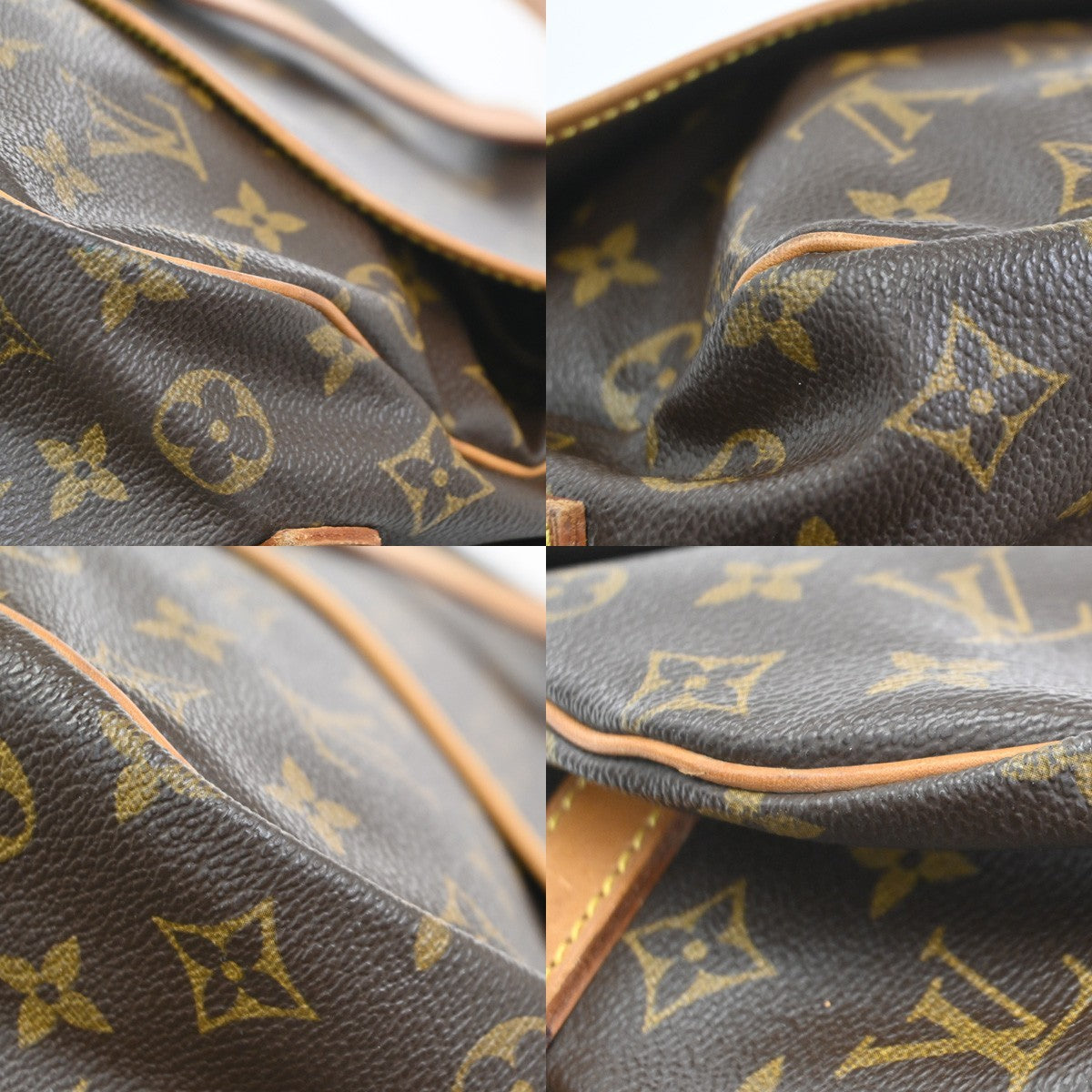 LOUIS VUITTON Saumur 35 Shoulder Bag Monogram Leather BN France M42254 72KC321
